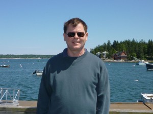 From the dock of Five Islands Lobster Shack in Maine